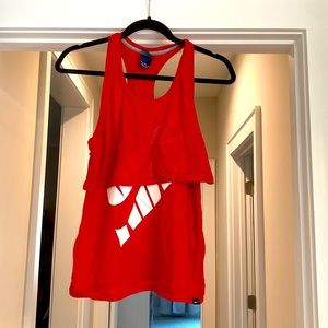 Red Nike Racerback tank